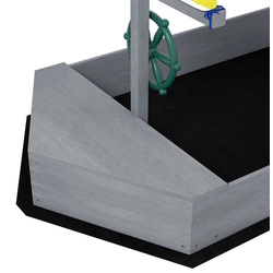 Nisipiera Outsunny 343-068V00CG (Grey) Thumb