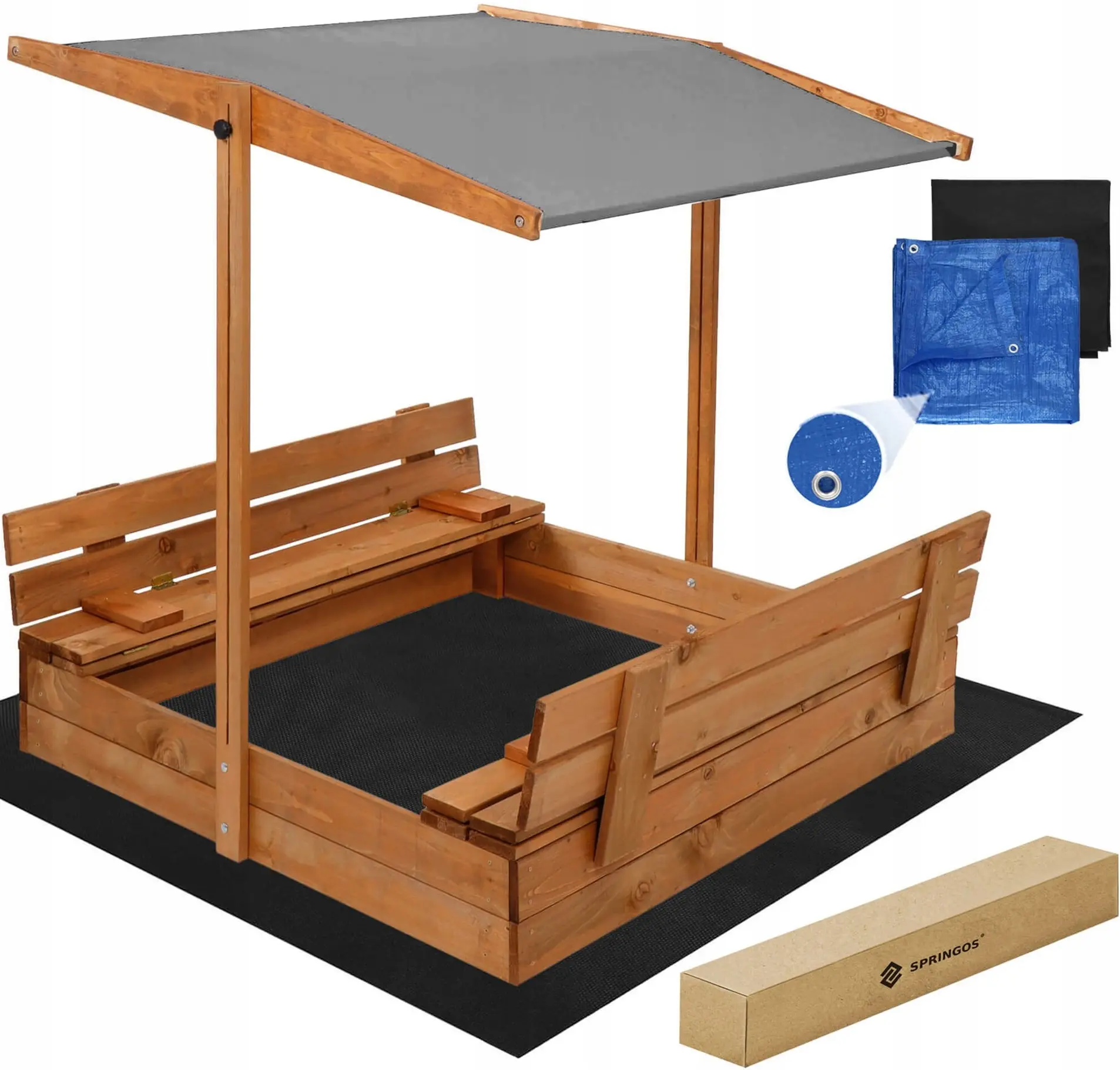 Nisipiera Springos SB-120RSET (Brown) - 4