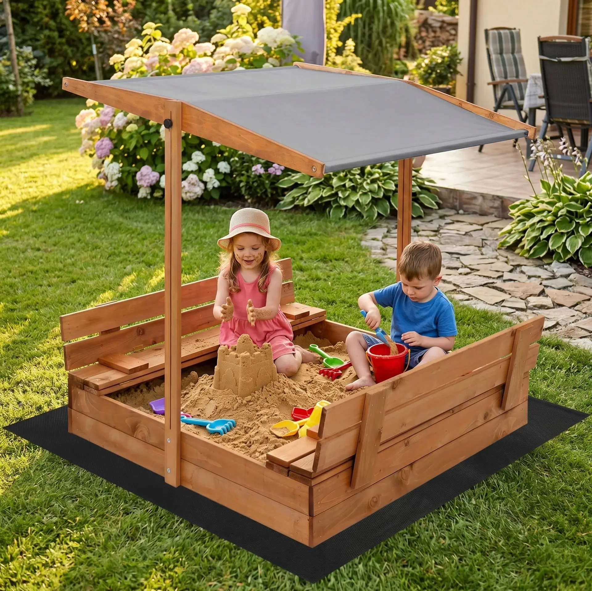 Nisipiera Springos SB-120RSET (Brown) - 8