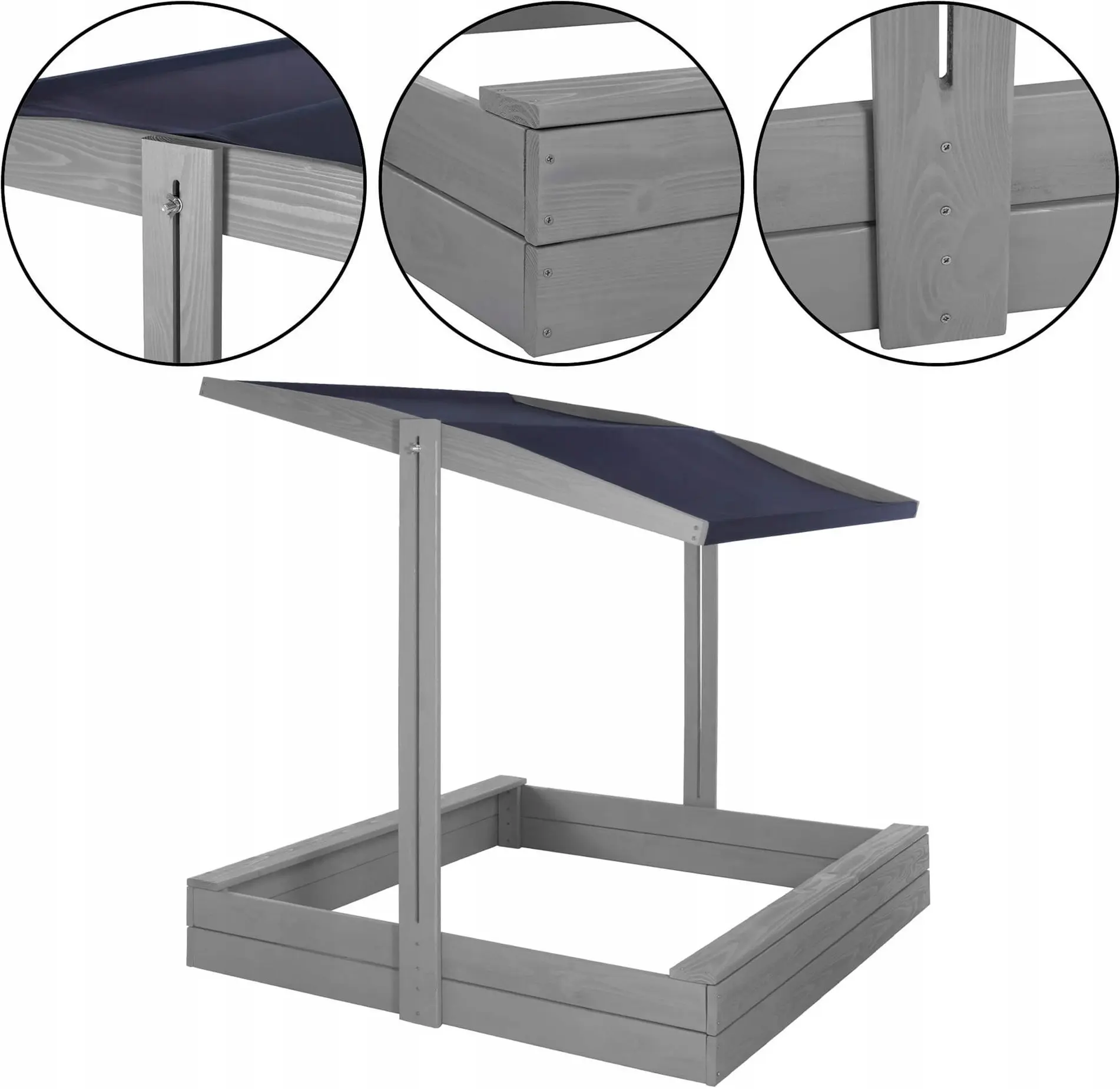 Nisipiera Springos SBP120RSET01 (Grey) - 4