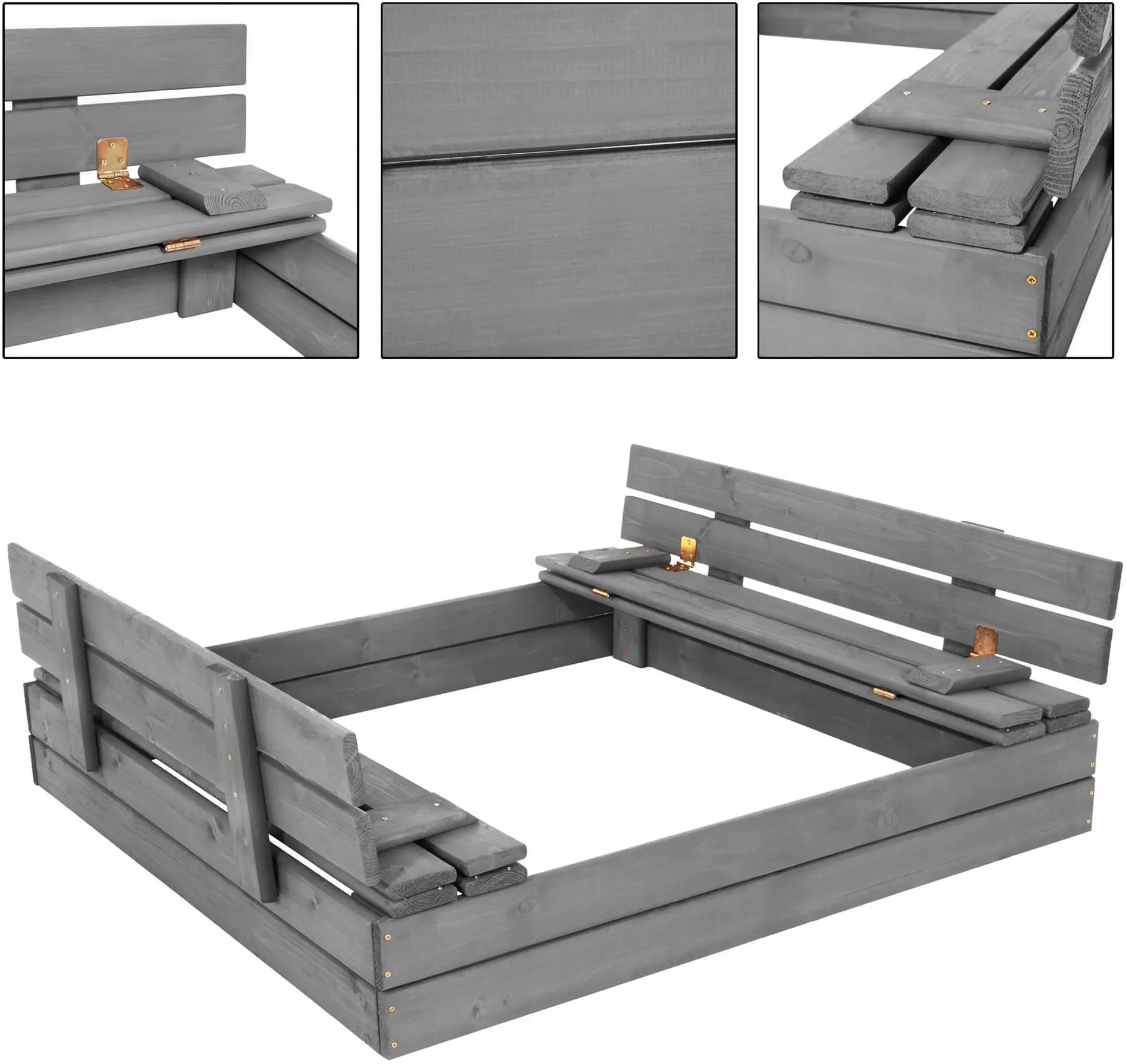Nisipiera Springos SBP120SET01X (Grey) - 3