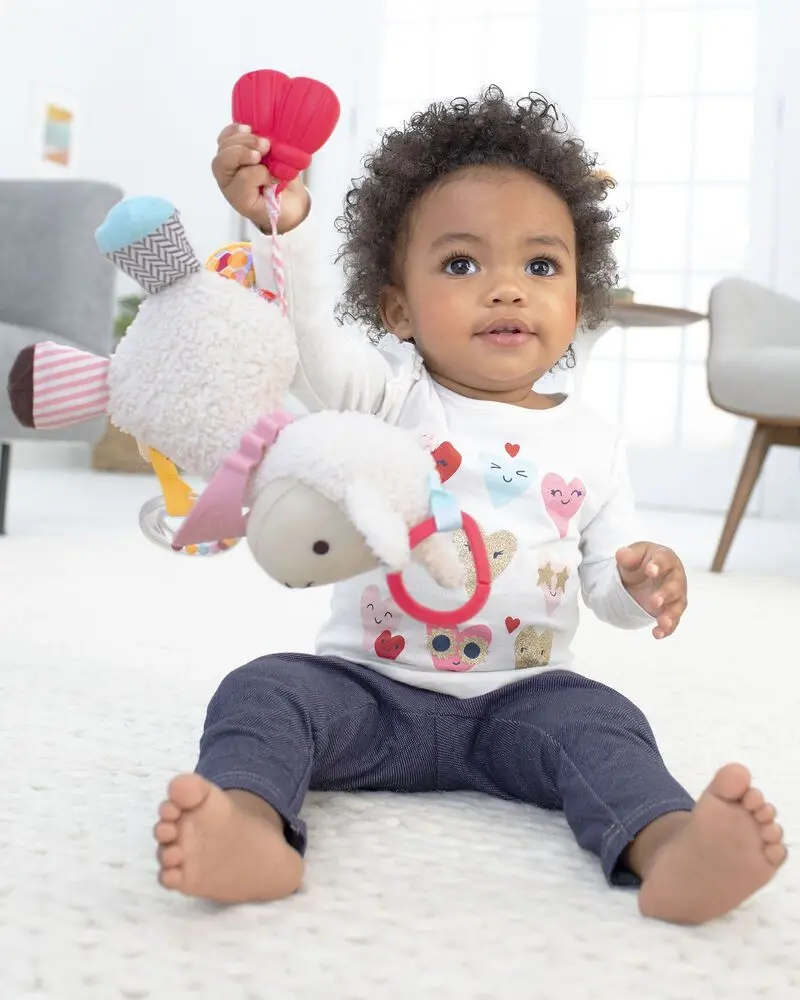 Jucarie sunatoare Skip Hop Bandana Buddies Lama - 4