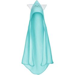Prosop pentru copii cu gluga Qmini Cat 80x80 (Aqua) Thumb