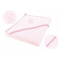 Детское полотенце с капюшоном Qmini QM_BOC0035 (Pink) Thumb