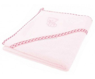 Prosop pentru copii cu gluga Qmini QM_BOC0035 (Pink)