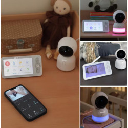 Videomonitor Beaba Wi-Fi Zen Connect (Light White) Thumb