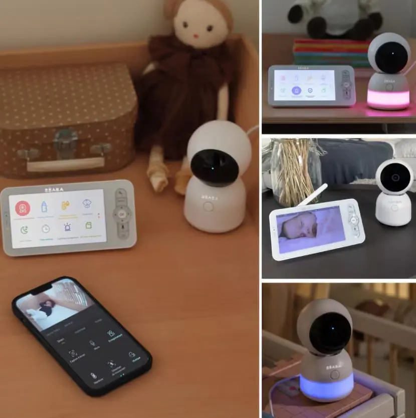 Videomonitor Beaba Wi-Fi Zen Connect (Light White) - 4