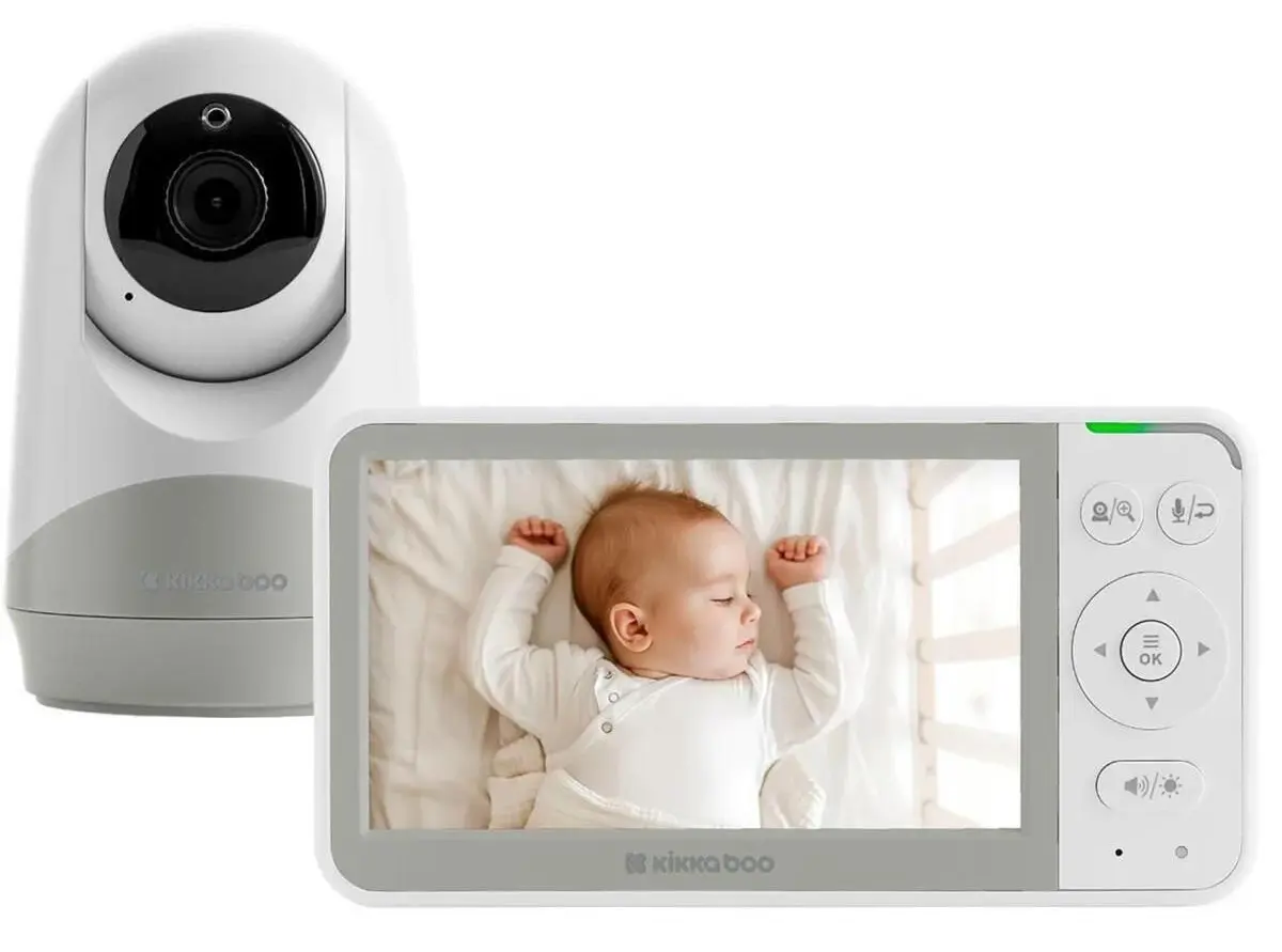 Videomonitor Kikka Boo 5'' Rhen (White/Grey)