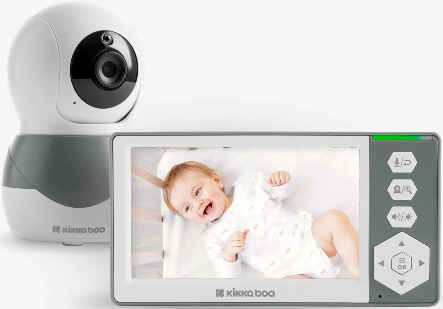 Videomonitor Kikka Boo Ady (White/Gray)