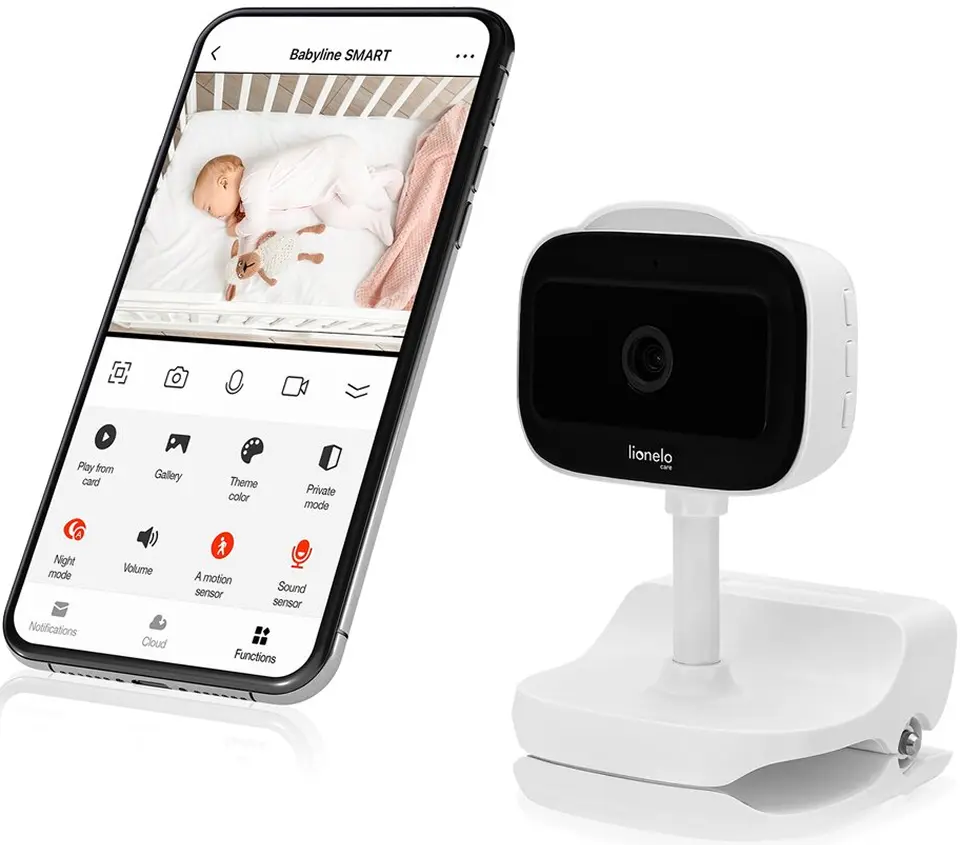 Camera Lionelo Babyline Go (White) - 5