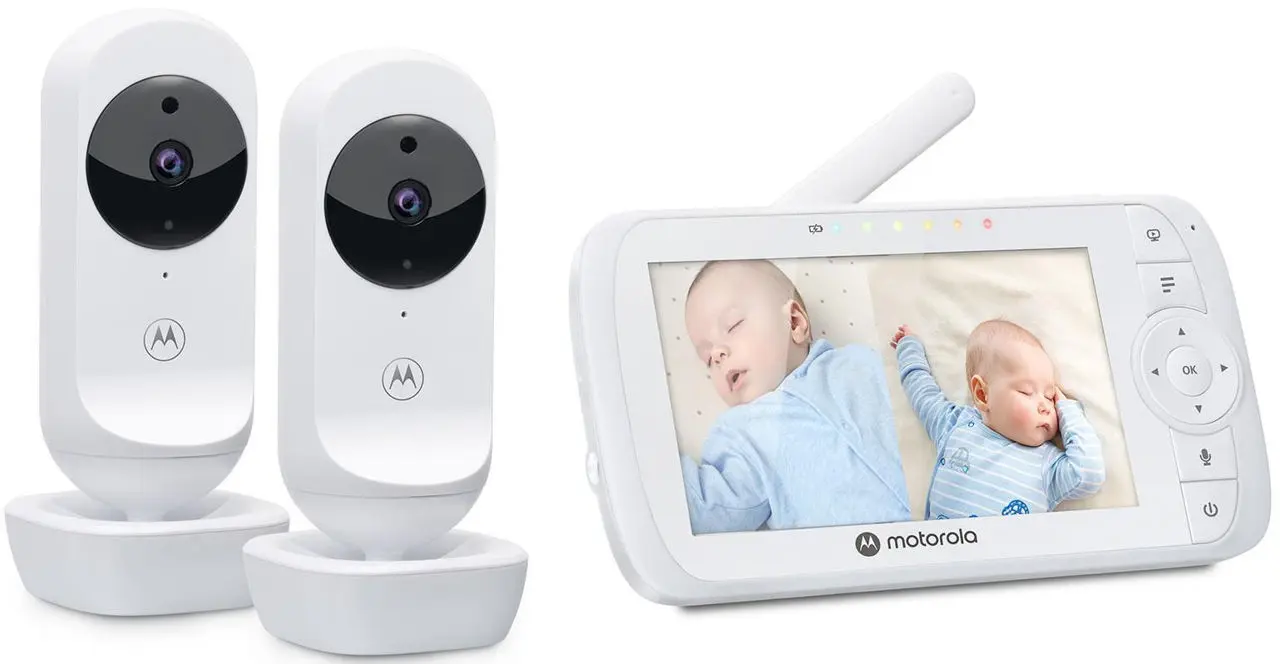 Videomonitor Motorola VM35 Twin (White) - 2
