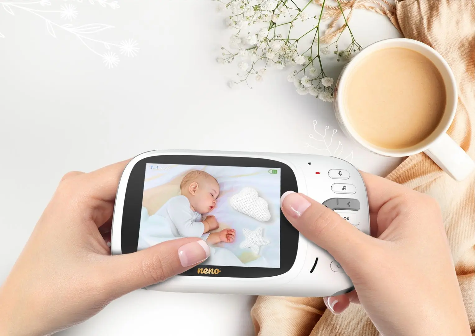 Videomonitor Neno Berkano (White)