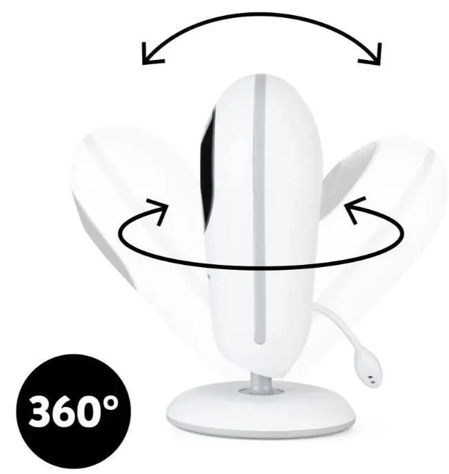 Videomonitor Petite&Mars Nano 4.0 (White) - 3