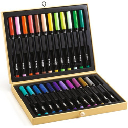 Set de colorat Djeco First Brush Pens Box 24pcs