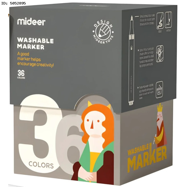 Set de colorat Mideer MD4167