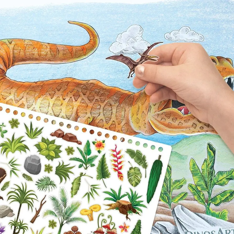 Set pentru creativitate DinosArt Creative Sketchbook 15206 - 4