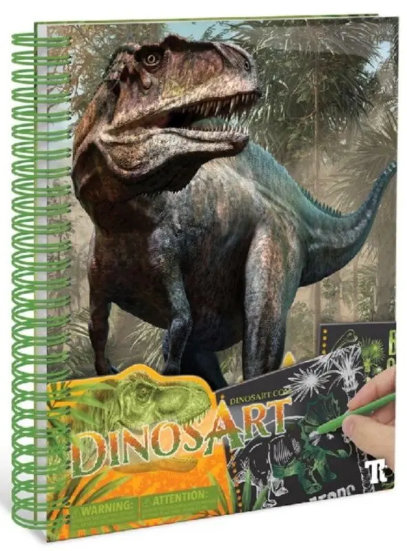 Set pentru creativitate DinosArt Scratch Sketch 15201