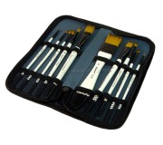 Set pensule pentru pictura LeanToys 16110 (Black/White)