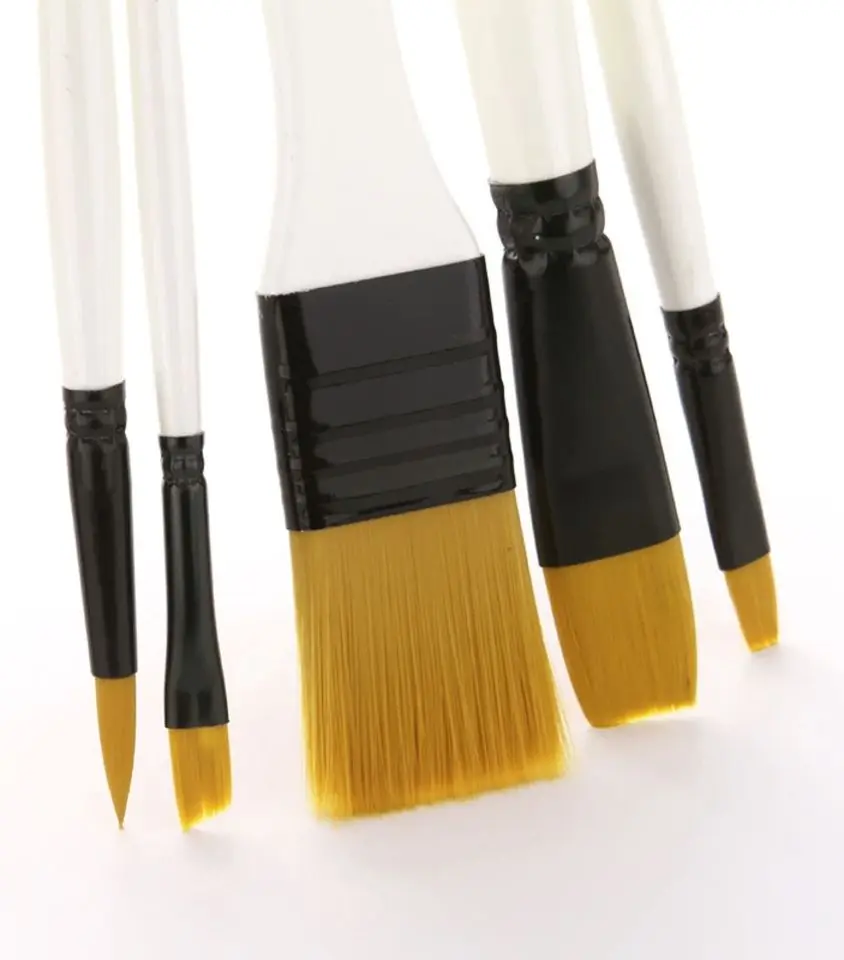 Set pensule pentru pictura LeanToys 16110 (Black/White)