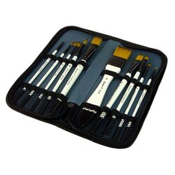 Set pensule pentru pictura LeanToys 16110 (Black/White)