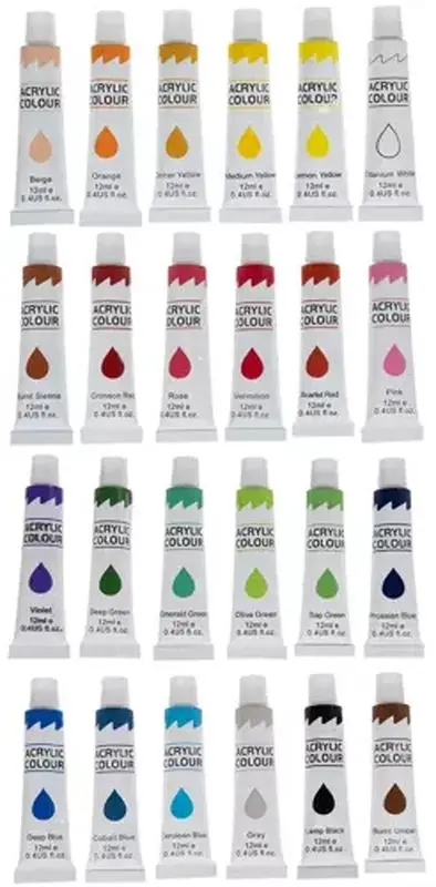 Set de vopsea acrilica Maaleo 20363