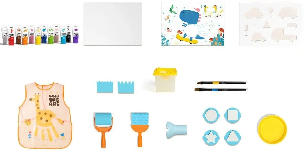 Набор для рисования Mideer Finger Paint MD4219 (White)