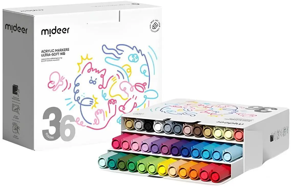 Set de colorat Mideer MD1261 36 (White)