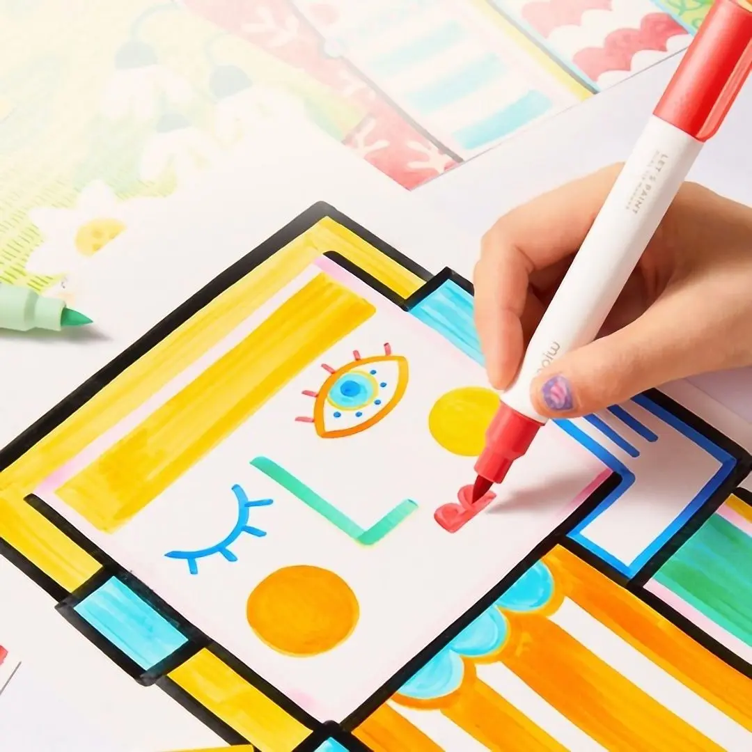 Set de colorat Mideer MD1303 60 (Grey)