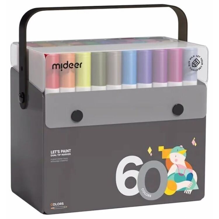 Set de colorat Mideer MD1303 60 (Grey)