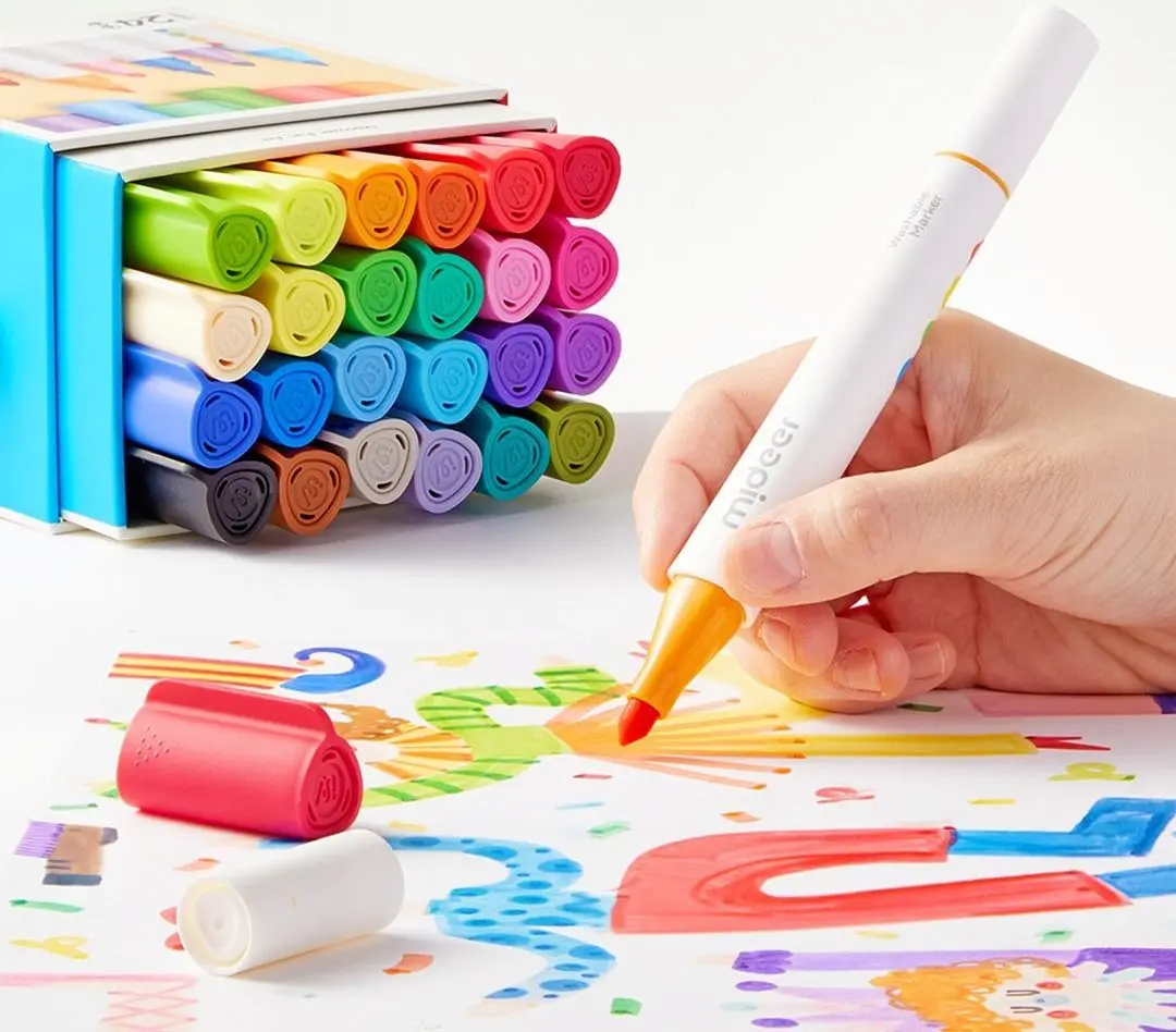 Set de colorat Mideer MD4310 36 (White/Red)