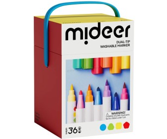 Set de colorat Mideer MD4310 36 (White/Red)