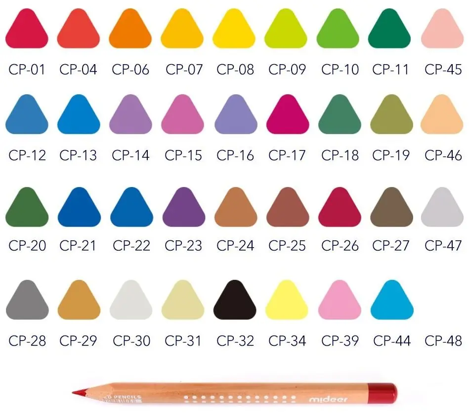 Set de colorat Mideer MD6186 36 (Grey)