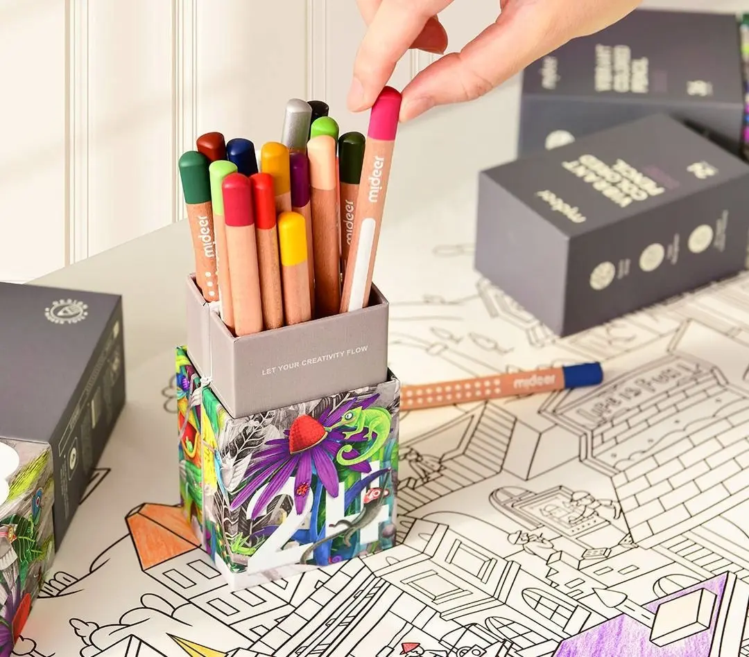 Set de colorat Mideer MD6186 36 (Grey)