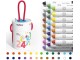 Set de colorat Mideer Silky Crayon MD4255 24 (White)