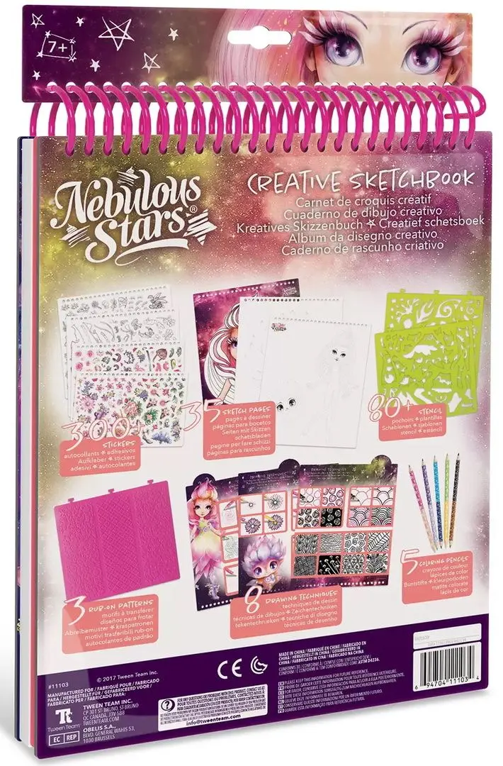 Набор для творчества Nebulous Stars Creative Sketchbook Petulia 11103 - 5