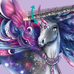 Set pentru creativitate Nebulous Stars Fantasy Horses 11371 Thumb