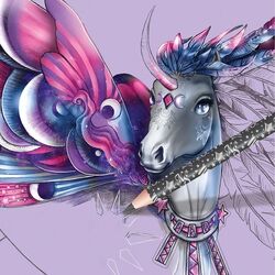 Set pentru creativitate Nebulous Stars Fantasy Horses 11371 Thumb