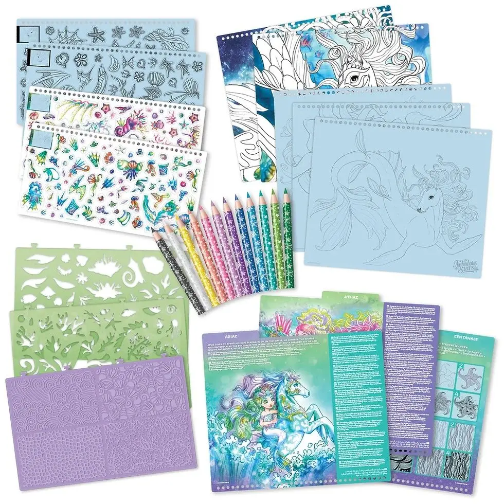 Set pentru creativitate Nebulous Stars Fantasy Horses 11372