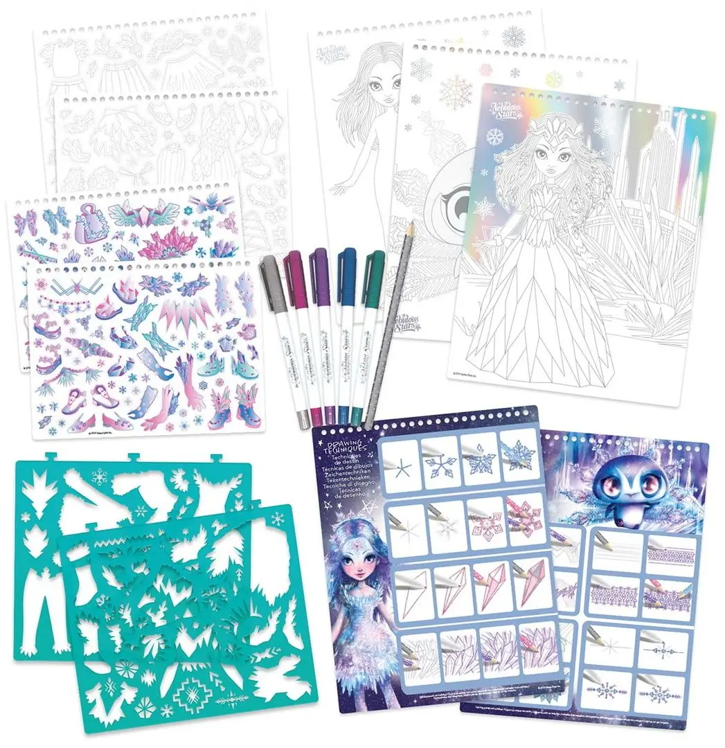 Set pentru creativitate Nebulous Stars Iceana's Creative Sketchbook