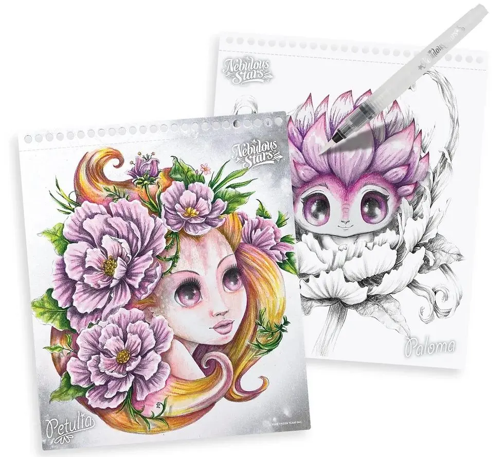 Set pentru creativitate Nebulous Stars Watercoloring Book Set 11133