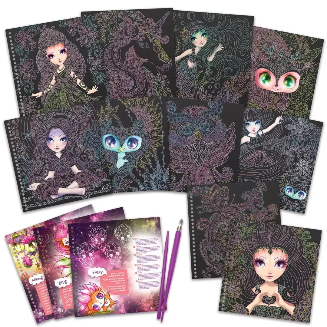 Set pentru creativitate Nebulous Stars Zen Scratch Sketch 11128