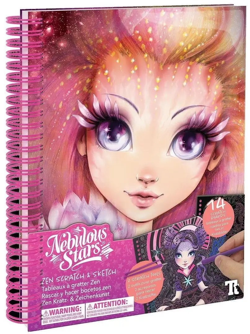 Set pentru creativitate Nebulous Stars Zen Scratch Sketch 11128