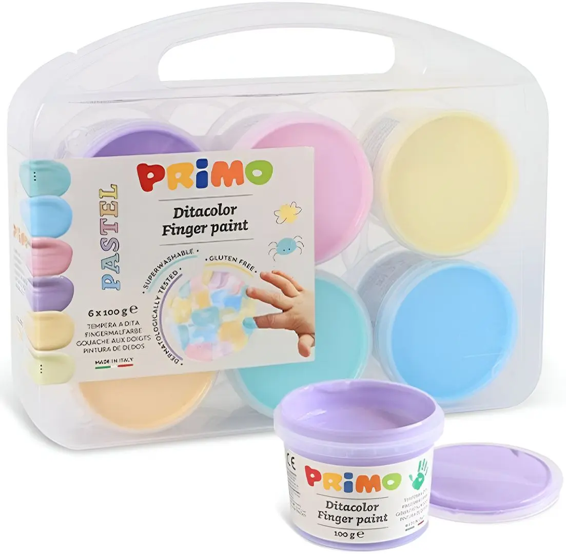 Set pentru creativitate Primo Finger Paint 2212TD6PAST