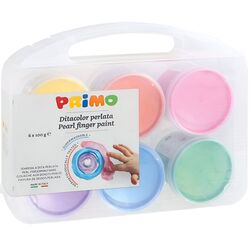 Set pentru creativitate Primo Pearl Finger Paint 229TPD100SP
