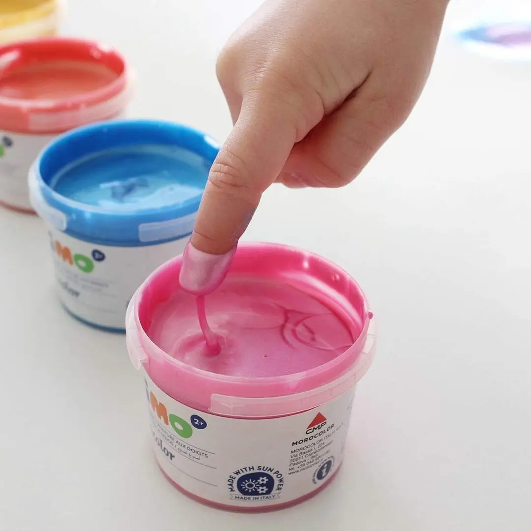 Set pentru creativitate Primo Pearl Finger Paint 229TPD100SP - 9
