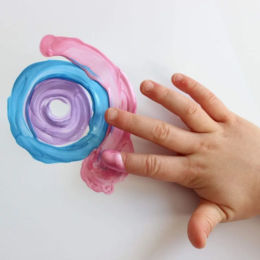 Set pentru creativitate Primo Pearl Finger Paint 229TPD100SP - 10