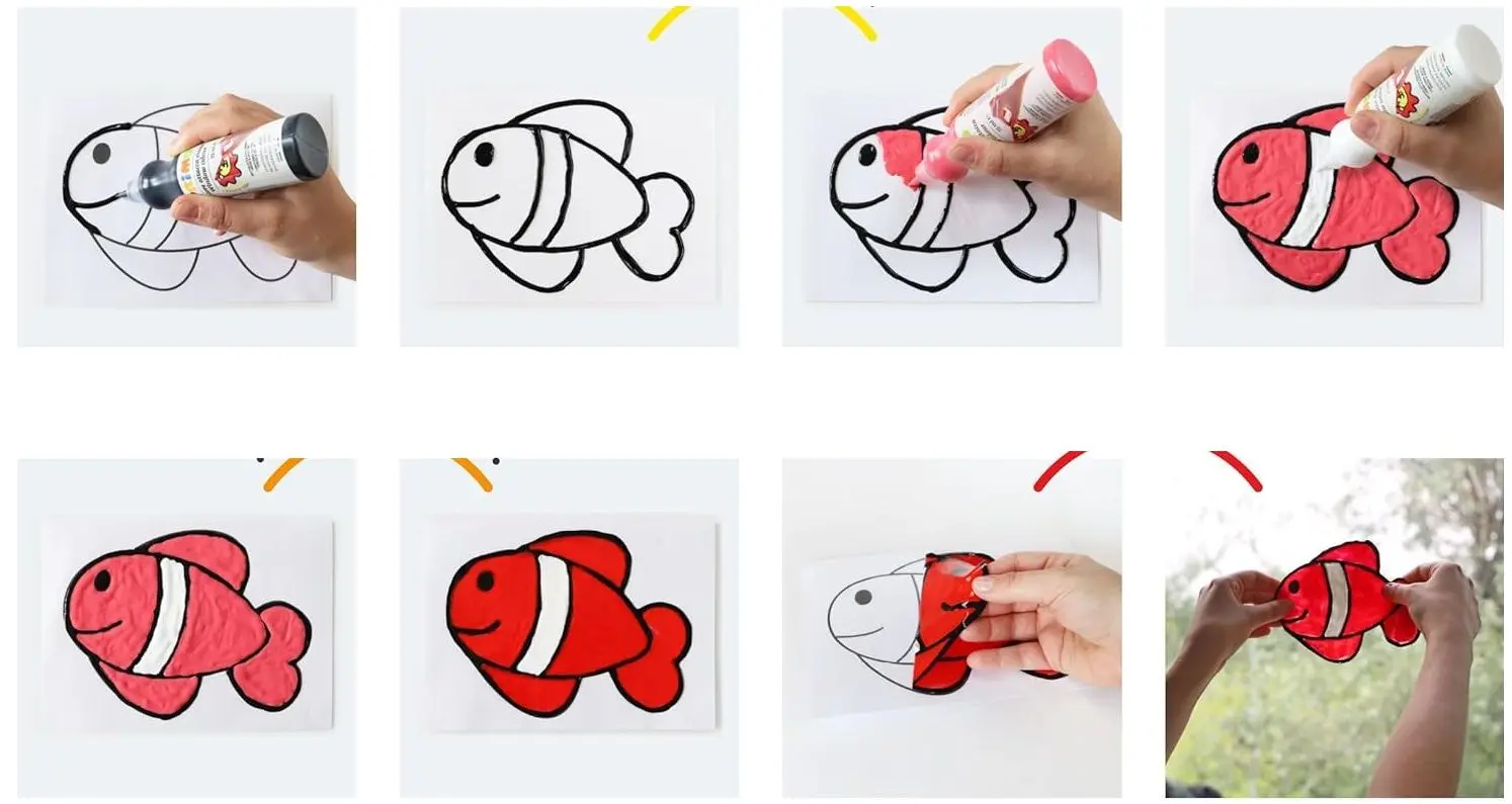 Set pentru creativitate Primo Window Colour 651W6SP