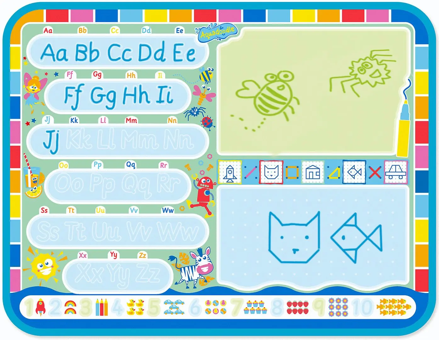 Set pentru desenat cu apa Tomy My ABC Aquadoodle