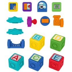 Cuburi magnetice Baby Einstein Bridge & Learn (Multicolor) Thumb