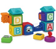 Cuburi magnetice Baby Einstein Bridge & Learn (Multicolor)